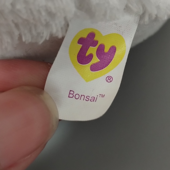 -TY BEANIE BALLZ BONSAI THE PANDA BEAR 5" PLUSH STUFFED ANIMAL ROUND 2011 - Picture 8 of 11